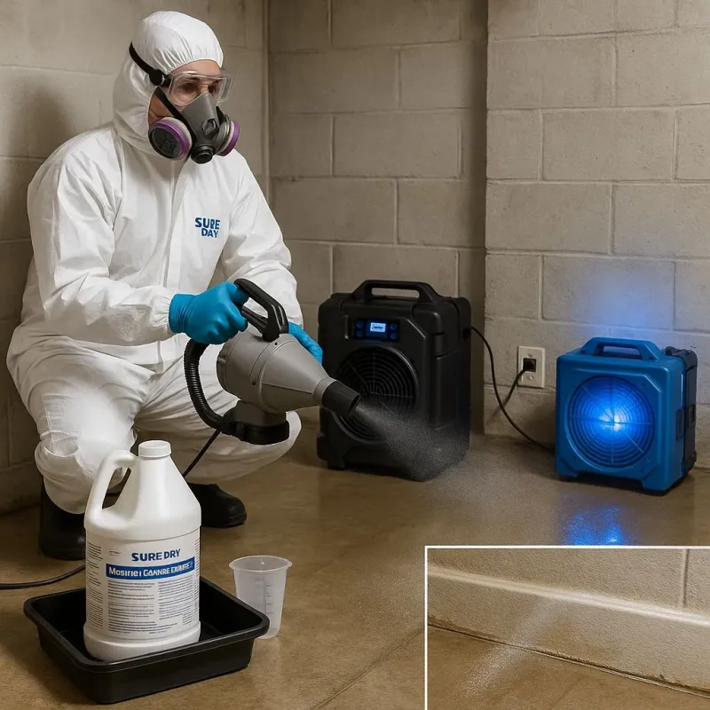 Sanitization and Odor Removal process in Norwood, PA