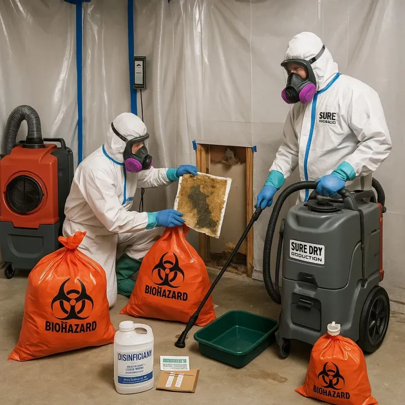 Contaminated Water Handling Protocols process in Norwood, PA