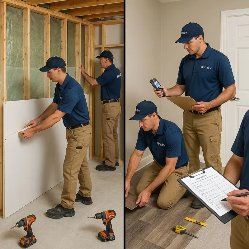 Repairs and Reconstruction process in Norwood, PA