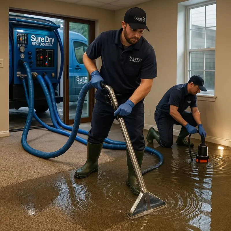 Water Extraction and Removal process in Norwood, PA